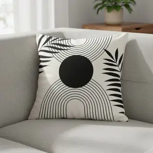 Bohemian Style 4-Piece Set 18x18 Inch Geometric Pattern Cushion Cover for Couch Bed Living Room Decoration