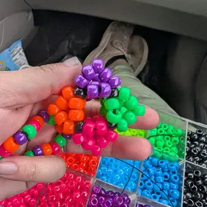 Kandi Fidgets - Colorful Beads for Stress Relief and Fun Playtime