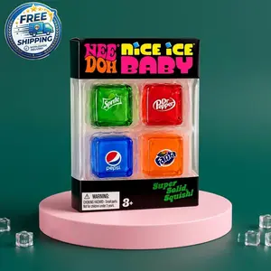 Nice Ice Baby Squishy Set | Ice Cube Stress Relief Fidget Toys