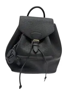 Pre-owned Louis Vuitton Leather Backpacks Black Empreinte Monogram Montsouris Backpack IB26050304