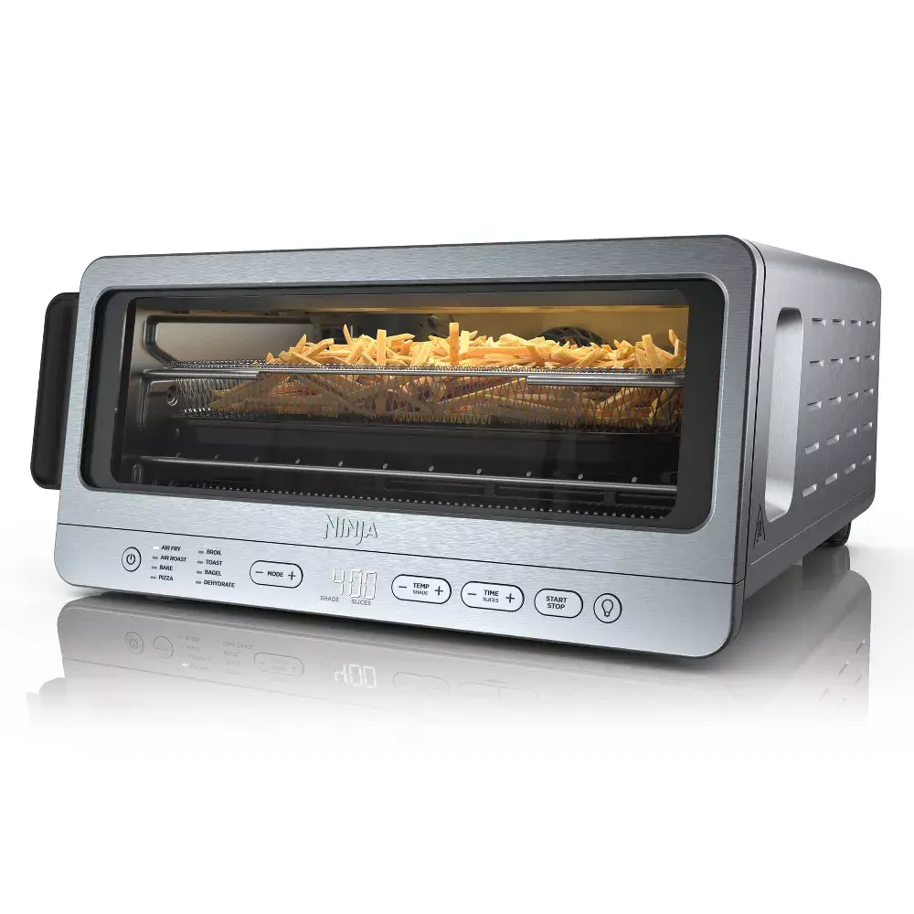 Ninja Flip Toaster Oven & Air Fryer 8-in-1 Functionality Flip Up & Away Capability for Storage Space SP151: Ninja Foodi Airfryer