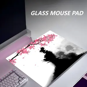 Control Type Glass Mouse Pad Gaming Mousepad Professional Fps Gaming Smooth Feel, High-Quality Precision Control Surface, Ideal for Gamers & PC Users