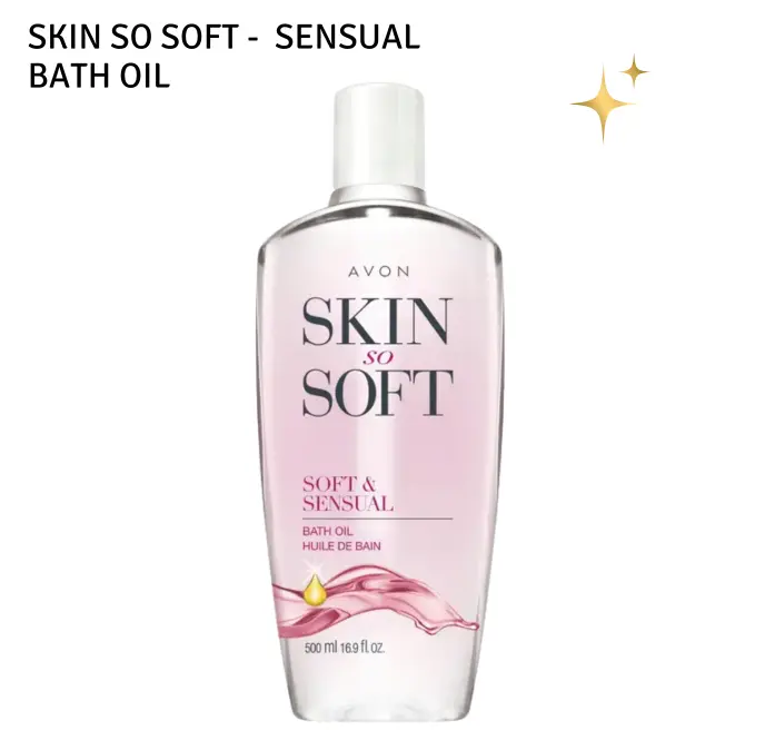 Avon Skin So Soft Soft & Sensual Bath Oil X1  Argan Oil Moisturizing Body Oil for Silky Smooth Skin