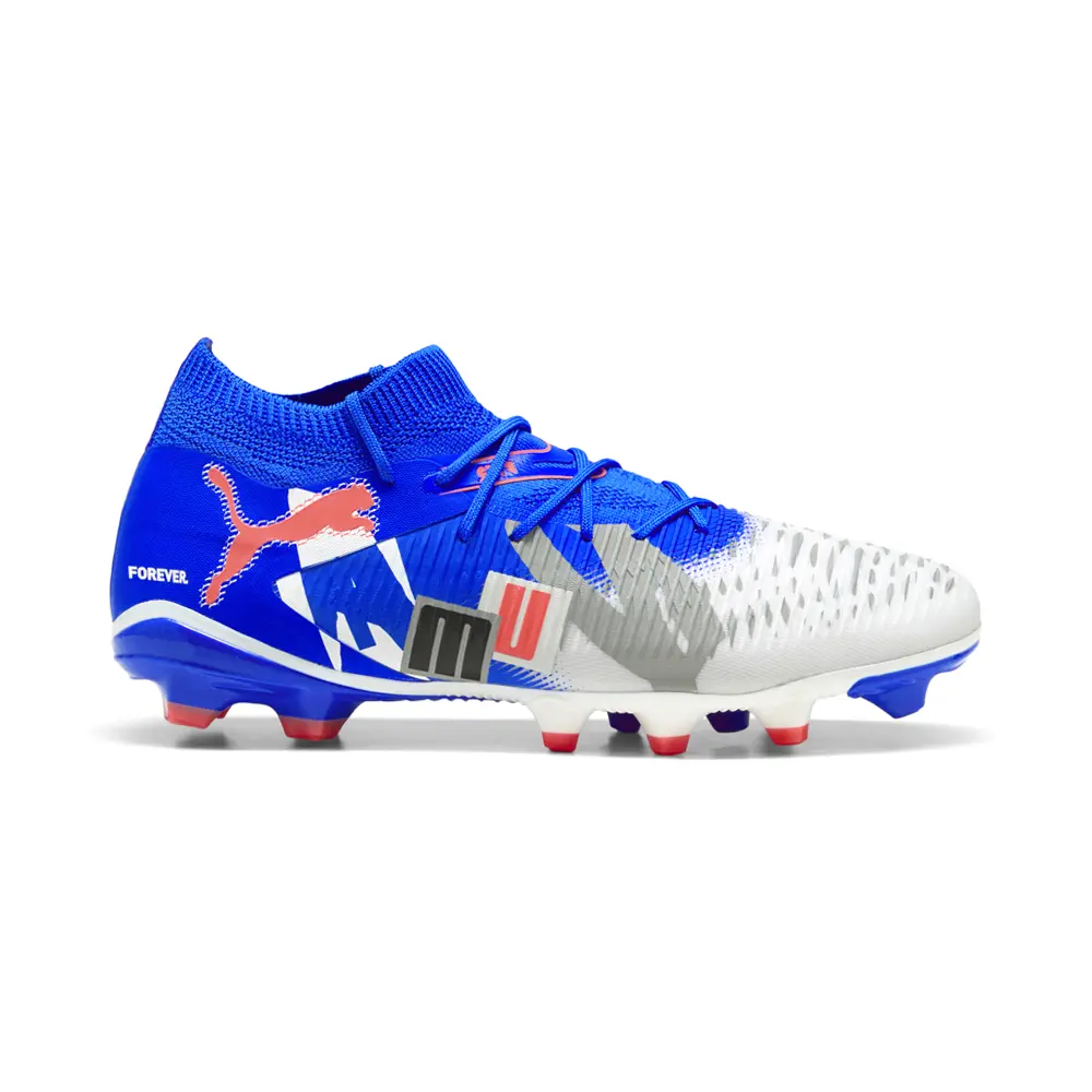 PUMA Mens Future 8 Match Forever FirmArtificial Ground Soccer Cleats - White PUMA Mens Future 8 Match Forever FirmArtificial Ground Soccer Cleats - White