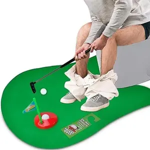 Toilet Golf Toilet Mini Set Leisure Entertainment Sports Toys,Potty Golf  Toilet Toy Potty Putter Putting Golfing Game Indoor Practice Mini Golf Set Golf Training Accessory,  Birthday, Christmas, Valentines Gifts for Men, Husband, Boyfriend, Him