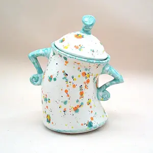 Funny Blue-And- Ceramic Mug Jars Full of Attitude Decorative Cup, Unique Personality Drinkware for Home Office Use