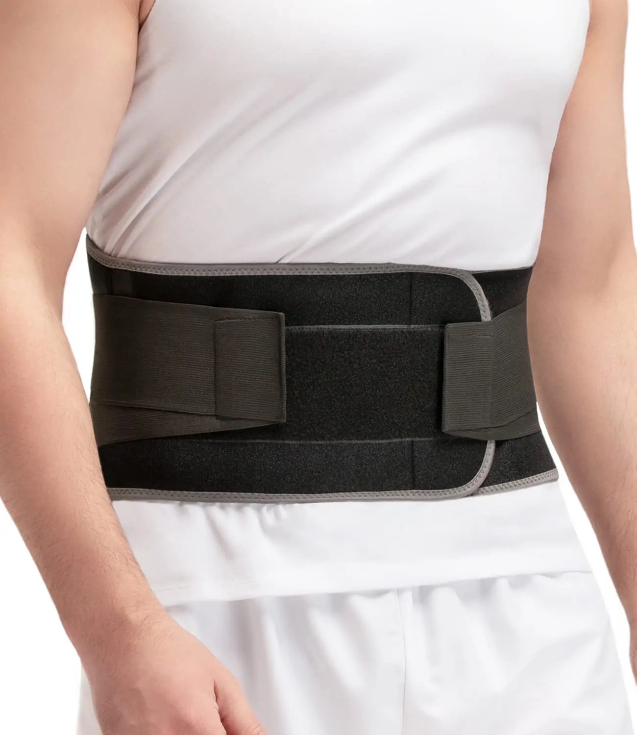 SNUG360 Lumbar Brace - Adjustable Waist Wrap with Breathable Mesh Waistband, Spring Stays for Men’s Posture Correction & Pain Relief, Reusable for Daily Wear, Breathable Waistband