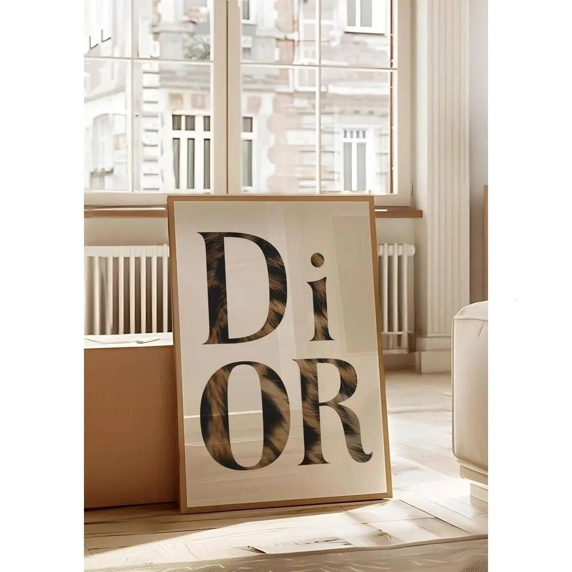 [Sale off up to 65%][Free Ship][No Frame] Trendy Leopard Poster, Fashion Typography Print, Vintage Girly Cheetah Wall Art, Y2K Aesthetic Apartment Decor