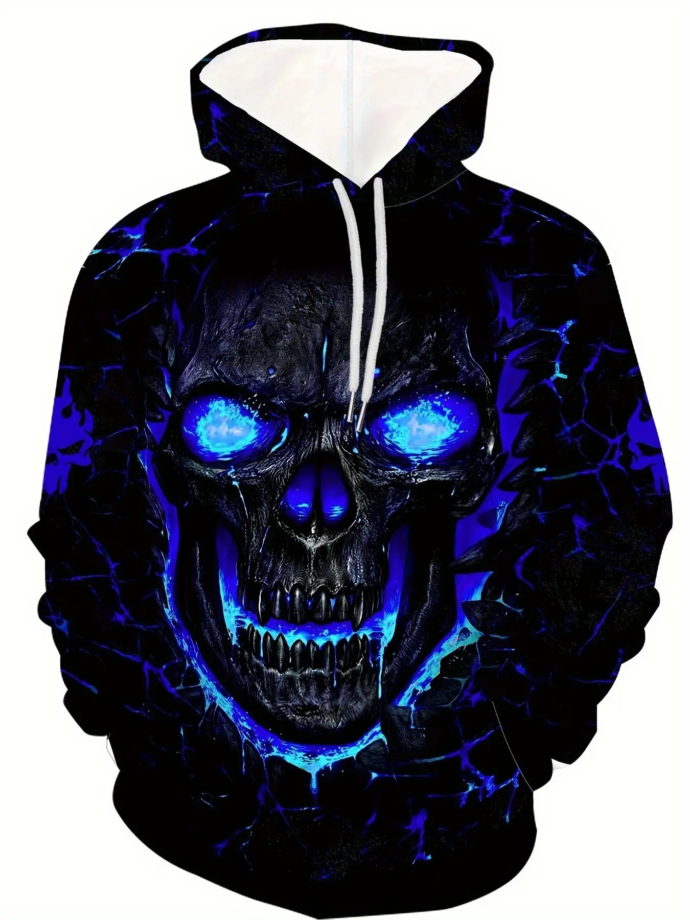 vetements misplaced skull hoodie - TikTok Shop