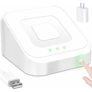 Square Dock for Square Reader 2nd Generation, Holder Stand for Square Card Reader 2nd Generation, Dock with  Anti-Sleep Button Portable Size Anti-Slip ( and Wall Charger Included, No Device