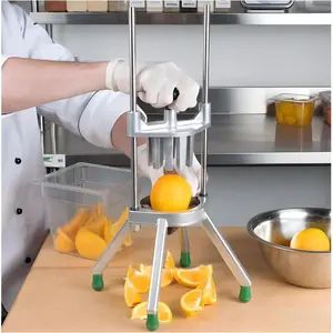 New Sier 8 Section Citrus Cutter Commercial Orange Tool Storage Wedger Slicer Opener Restaurant kitchen Fruit Vegetable Lemon Lime Wedge Easy Best 8"L x 8"W x 19"H of Set