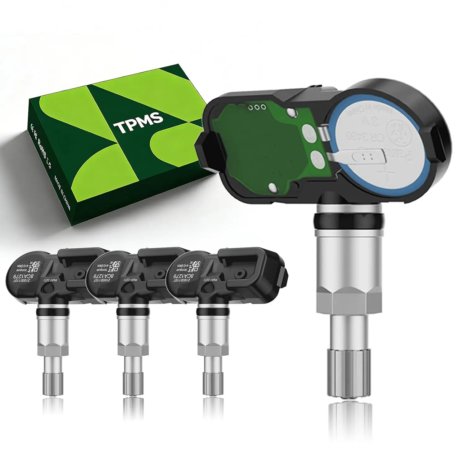 TPMS(Tire Pressure Sensor) 315Mhz with Tacoma/4Runner/ES350/RX350 (4PCS) | Pre-Programmed TPMS With TOYOTA Tacoma 2006-2025|4 Runner 2006-2025|LEXUS ES350 2006-2025|RX350 2006-2025/OE#PMV-107J