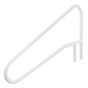 VEVOR Pool Rail, 54 x 32 inch Pool Handrail, 220 lbs Load Capacity Heavy Duty Stainless Steel Swimming Handrail, Seamless Welding, Recessed or Base Mount, for Poolside, Water Parks, Spa Centers