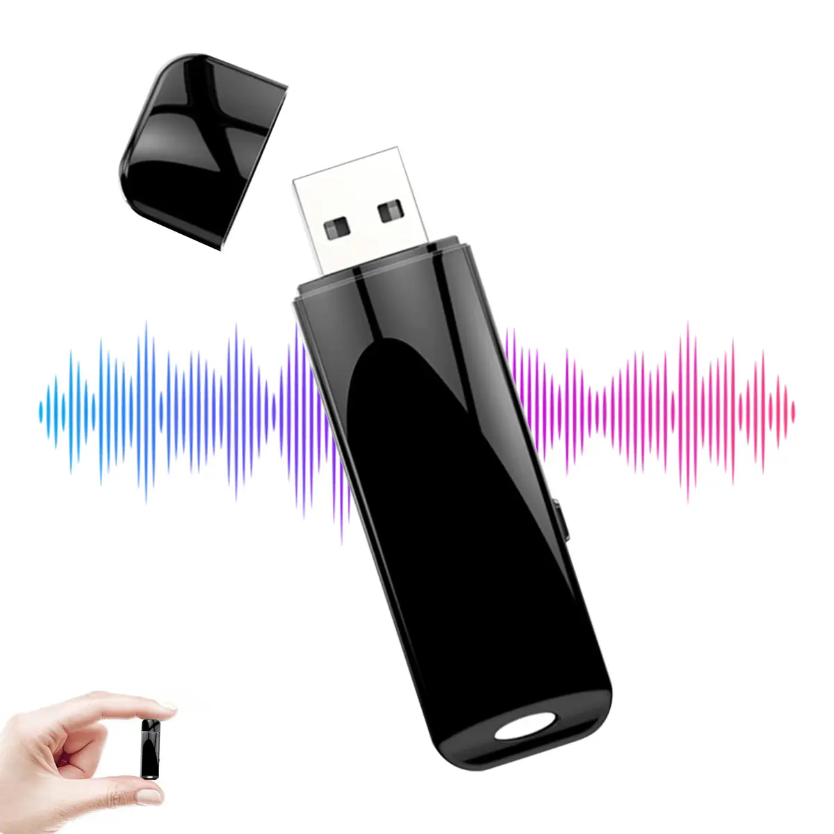2-in-1 USB intelligent voice recording device, supporting high-definition audio and noise reduction functions, with timestamp-based classification and sorting, is an ideal recording tool for meeting minutes. Automatically