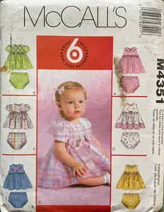 McCall's 4351 Sewing Pattern (Vintage) CUT