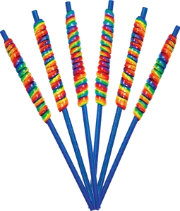 Squire Boone Twister Pop LolliStraws: 96CT Case