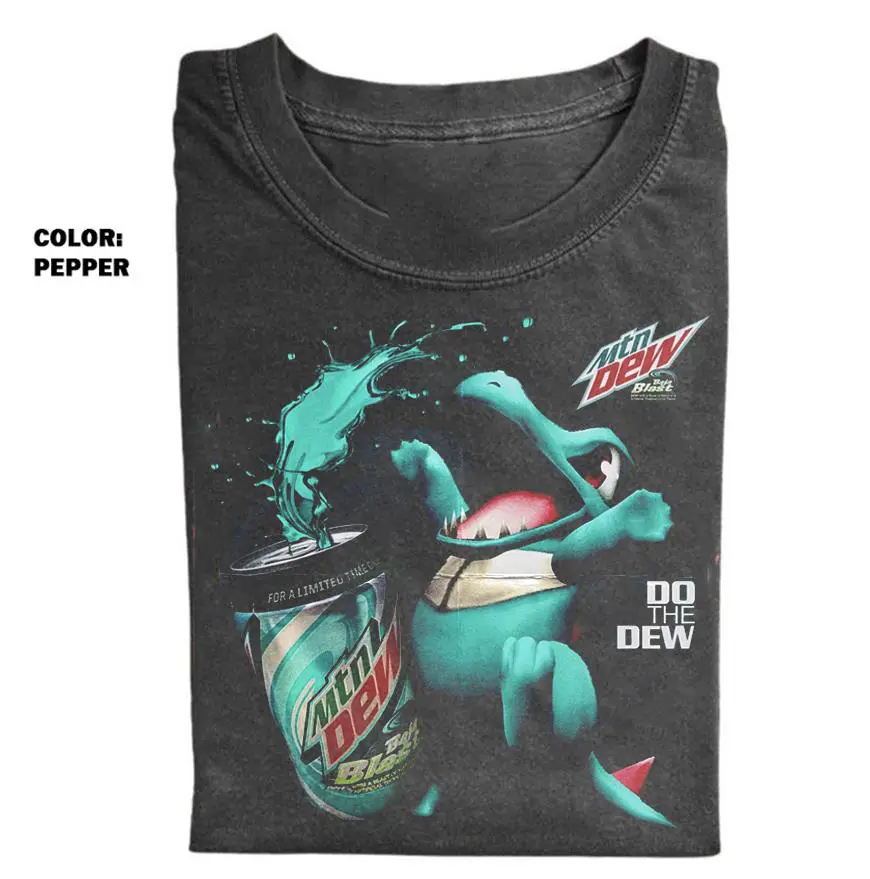 The Totodile x Mountain Dew Baja Blast Shirt, Do The Dew Pocket Monster Shirt, Gift for Men, Gift for Women, Unisex Streetwear Shirt, Menswear, Womenswear