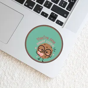Custom Plastic Phone Sticker, "You're a Smart Cookie" Accessory That Fits iPhone