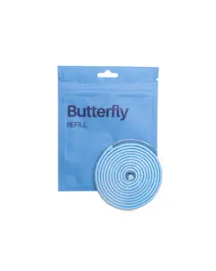 Refill - Butterfly Insert this cartridge in the Empty Shell (Pro 2.0) to make the perfect hair tie. Refill Length — 51 inches