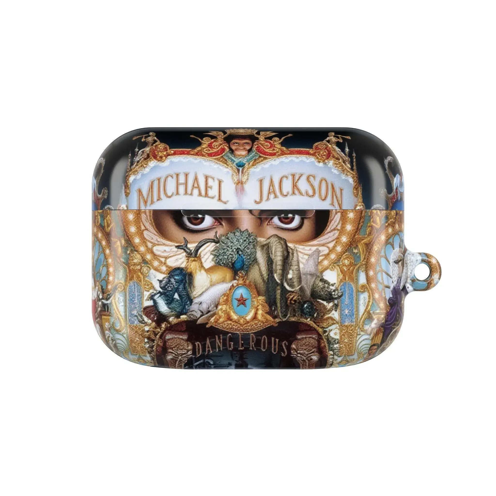 Michael Jackson Retro Pop Music Portrait AirPod Case, Vintage Album Art Design For MJ Fans, Airpods Case For Airpod 1 2 3 4 Pro 1 2 3