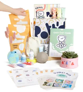 Pott'd Air Dry Clay Home Pottery Kit - Perfect for Beginners Pott'd Air Dry Clay Home Pottery Kit - Perfect for Beginners