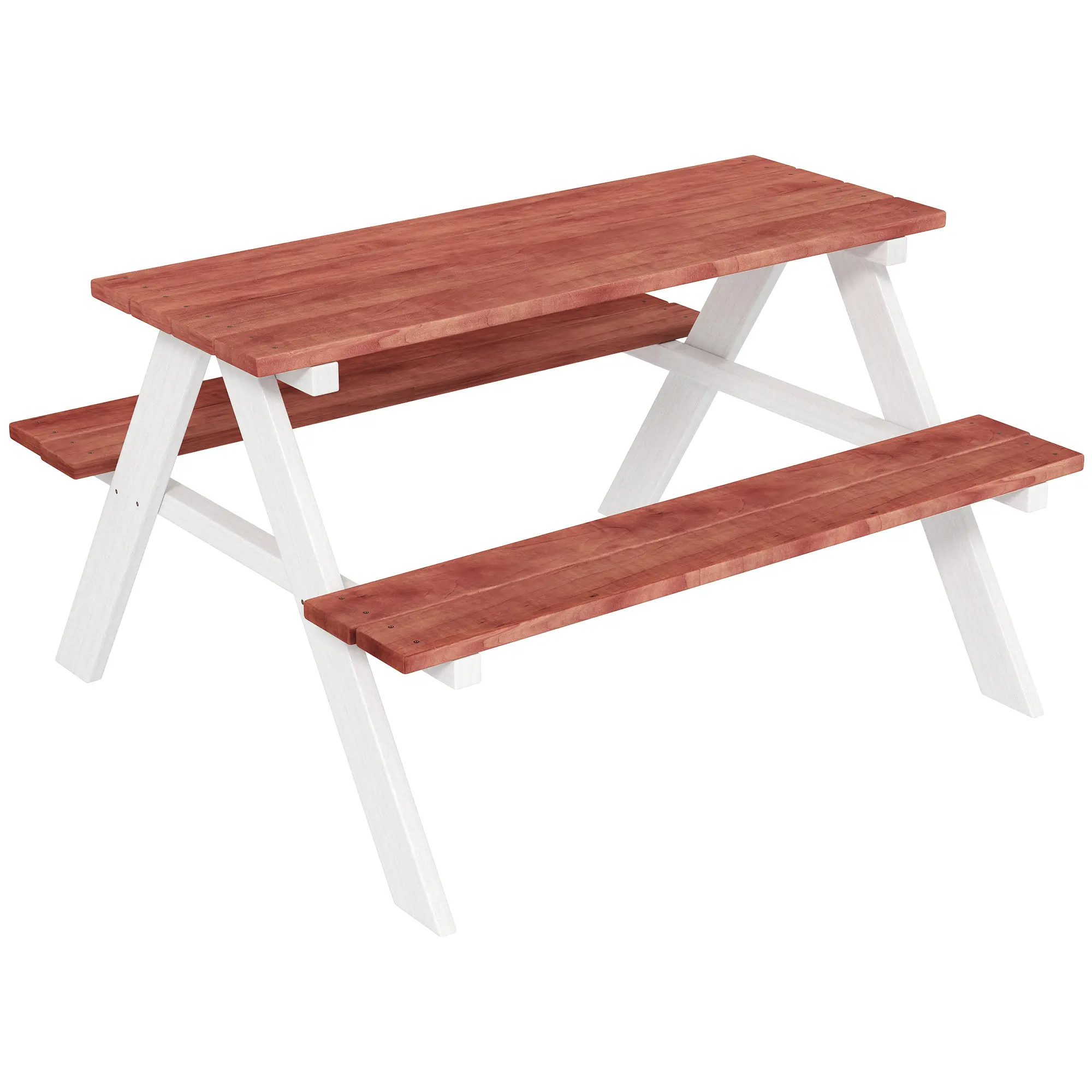 Wooden Picnic Table & Bench Set - Extra Durable, 3-8 Years Old Children's Indoor/Outdoor Furniture for Garden, Backyard, Kids Table, Extra Durable Picnic Tables