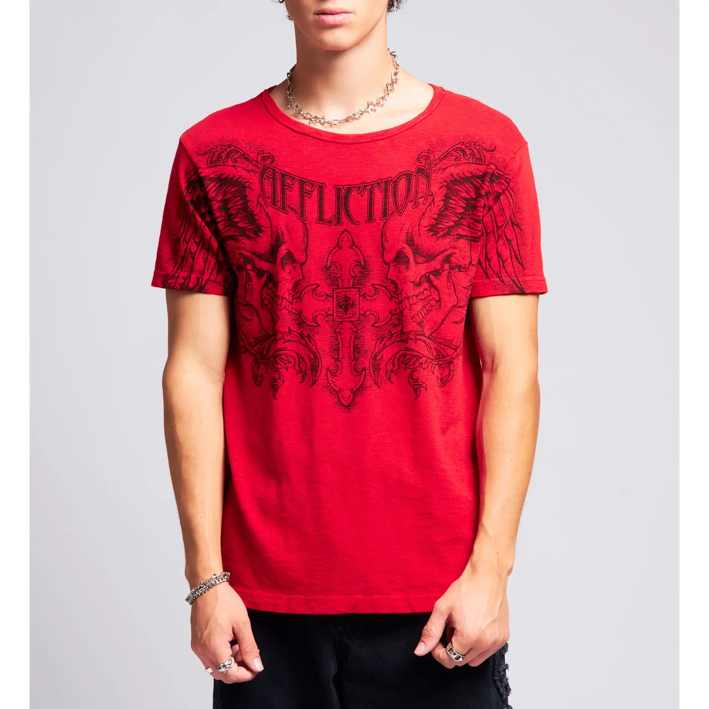 Affliction Men's T-shirt Winged Up
