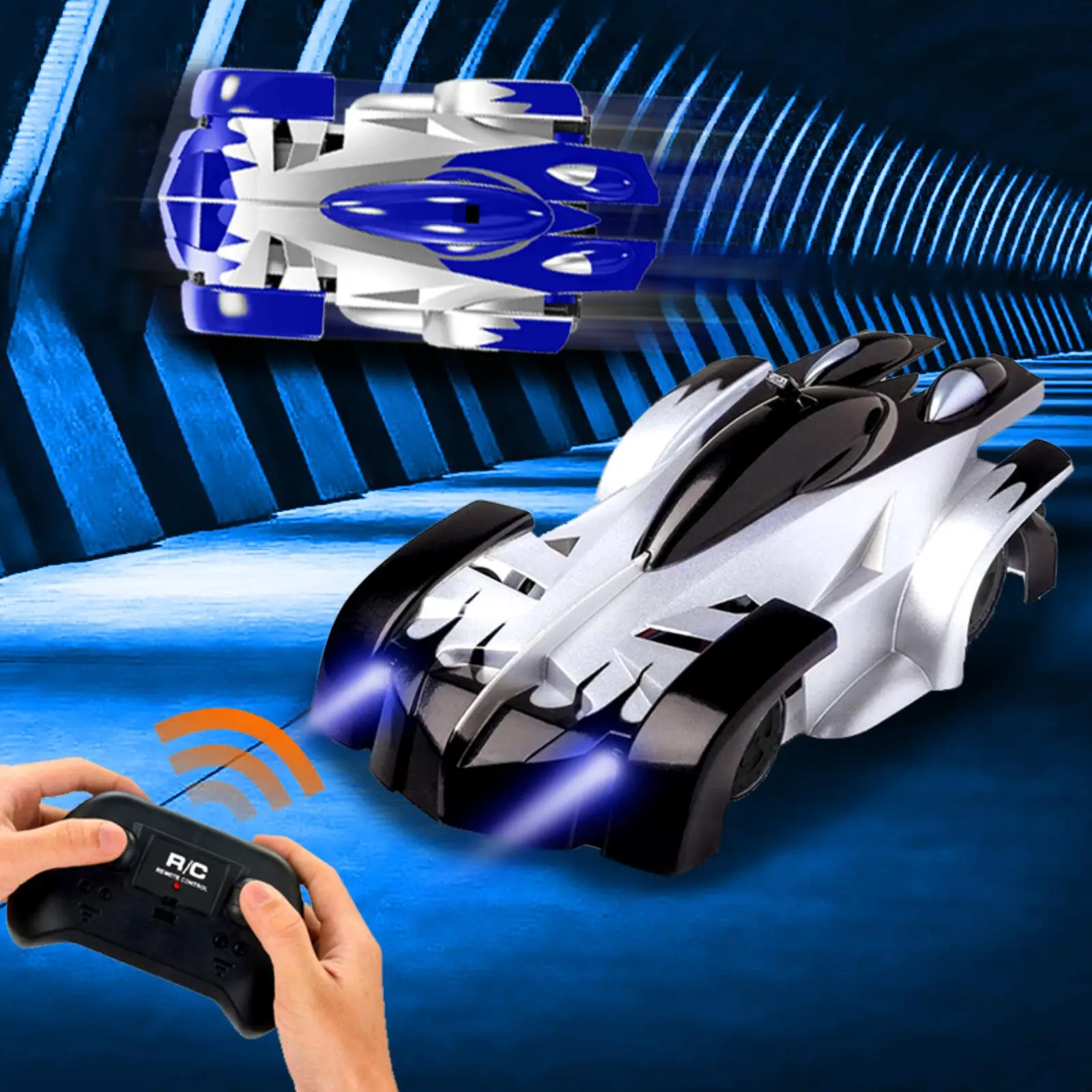 RC Remote Control Stunt Car, Rechargeable Wall Climbing Car Toy with Remote Control, Indoor & Outdoor Electric Car Toy, Birthday Gift for Kids