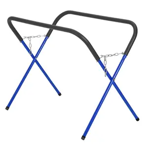 Garvee Portable Heavy Duty Folding Work Stand with 750 LBS Capacity, Ideal Work Bench Stand for Bumpers, Fenders, Doors, and Hoods - Durable and Versatile