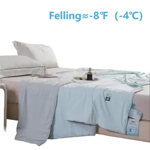 Cooling blanket for summer quilt duvet cooling comforter for queen king for hot night sweats sleepers full size cold touch fabric washable