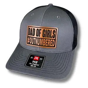 Dad of Girls #Outnumbered Patch Hat