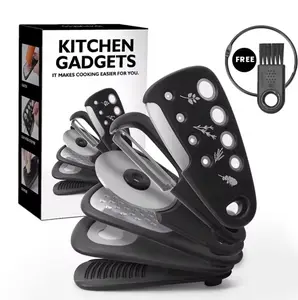 6 Pack Kitchen Gadget Set Peeler Grater Bottle Opener Tools Compact Kit