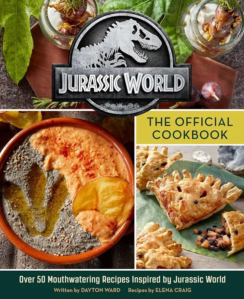 Jurassic World: The Official Cookbook - Dinosaur-Themed Hardcover Recipe Book with Meals, Treats, Food & Facts for Cooking Enthusiasts