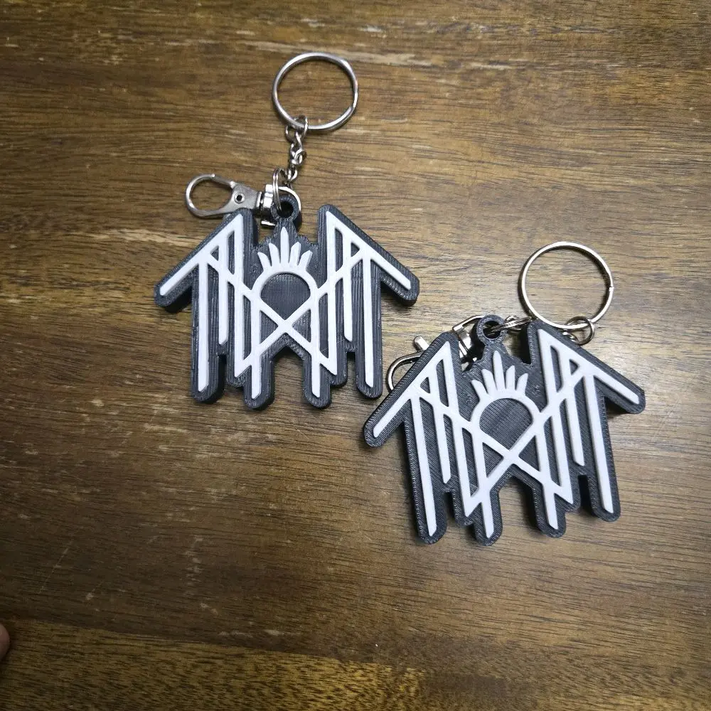 3D Printed Keychains- Token Limited Edition Accessory Vertical