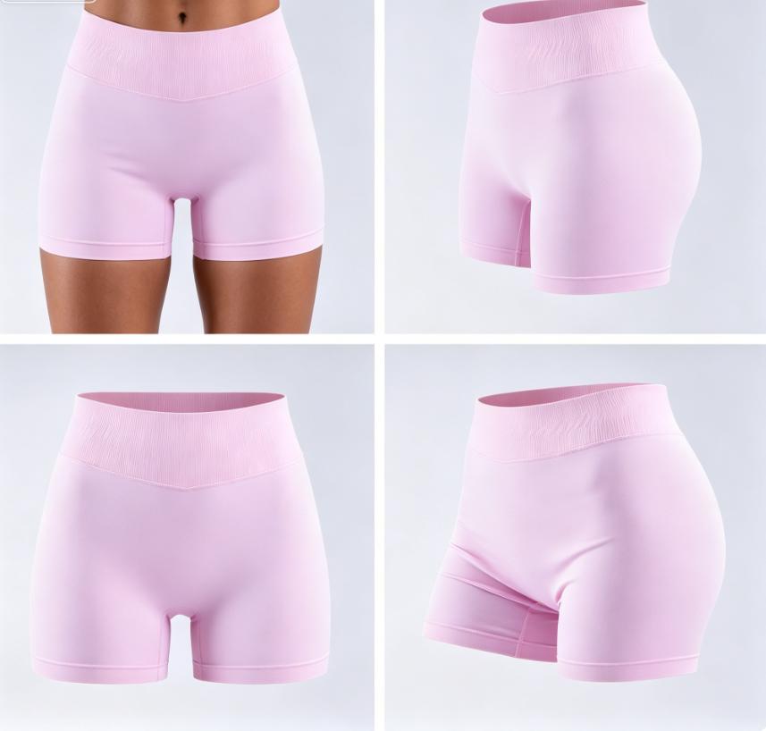 Women’s high-waisted yoga biker shorts, soft stretchy tummy control workout athletic shorts, high-rise butt-lifting cycling shorts for gym and everyday wear, multiple colors
