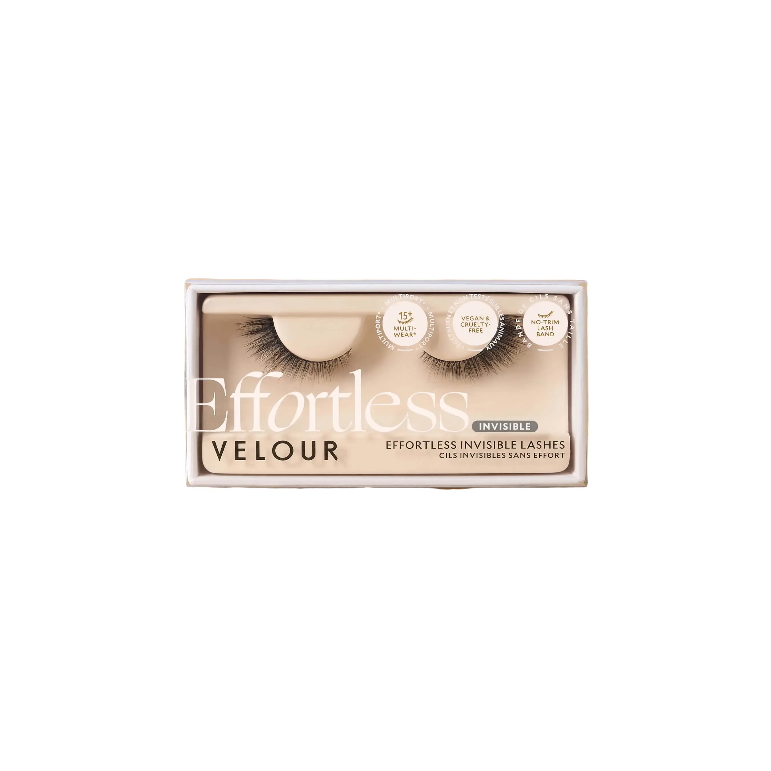 Effortless Stripped Invisible Band Natural Flare Eyelashes