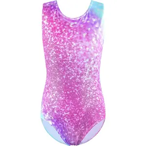 Gymnastics Leotards for Girls Shiny Jewels Kids Athletic Apperal Dance Outfit