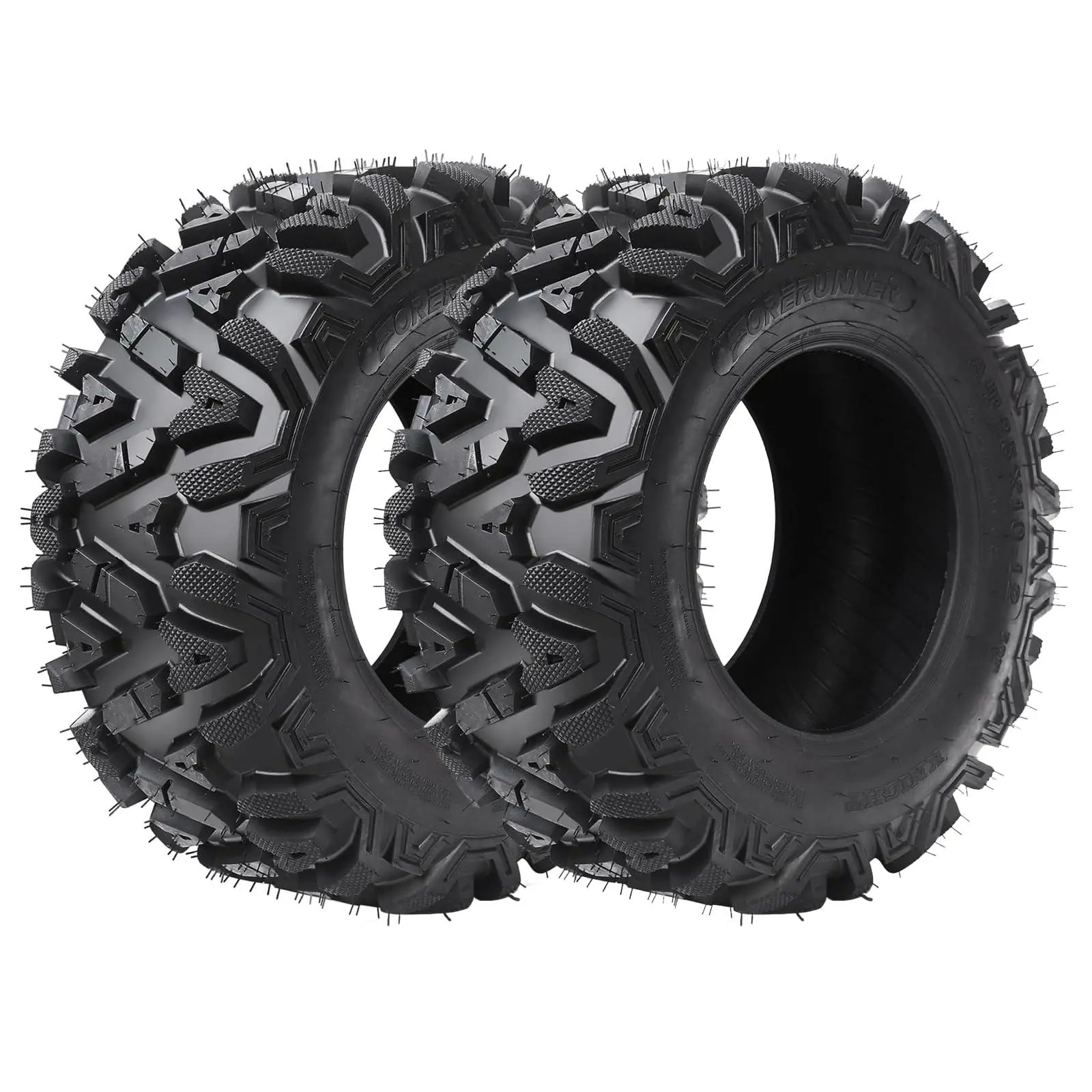 GARVEE 24x8-12 ATV/UTV Tires Sand Off-Road Tires 24x8-12, All Terrain 20mm Tread Depth 24x8x12, 6 PR,Set of 2 ATV Tires, Tubeless