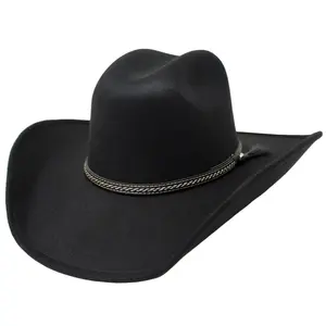 Chihuahua Forrada Bandoleros Hat - Black