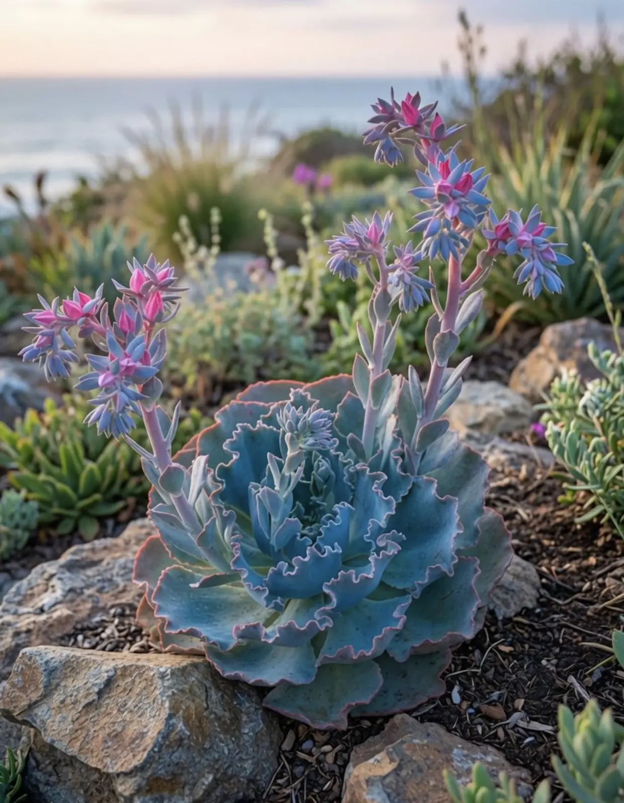 Echeveria Sahara, 1 G, Live Plants, Colorful Succulents