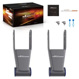 1"-2" Rear Lowering Drop Shackles compatible for Chevy GMC C1500 compatible for Silverado Sierra 2WD 88-98