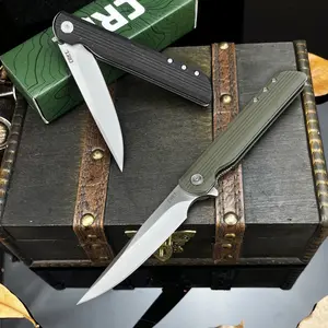 Hot 3810 Mini Folding Knife, 8cr13mov Blade, G10 Handle, Portable Survival Tool, Multi-Purpose Camping Outdoor Knife, Portable Multipurpose Knives, Outdoor Camping Equipment
