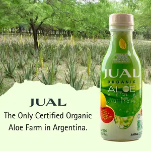 Organic Aloe Vera Juice - Lemon & Ginger Flavor