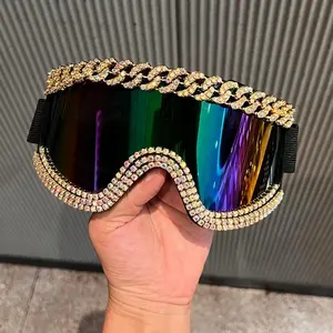 Multicolor Fashion Skiing Goggles Windproof Cycling Motorcycle Goggles Winter Anti-Fog Snowboard Ski Glasses Ski Mask Tactical Goggle Sunglasses Outdoor Sports Eyewear