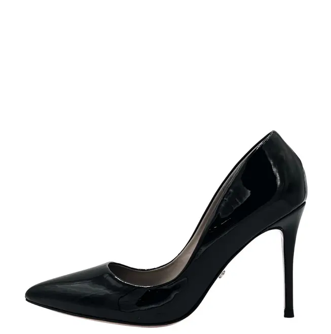 Heels For Men & Non-Binary | Lidia Talavera High Heels for Women, Men, and Nonbinary | Amari Black Patent Pointed Toe Stilettos