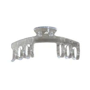 The Madison Clear Trucker Claw Clip Series 2 for Adjustable Hats - Stronger Grip Thicker Teeth Stylish Functional Hair Accessory
