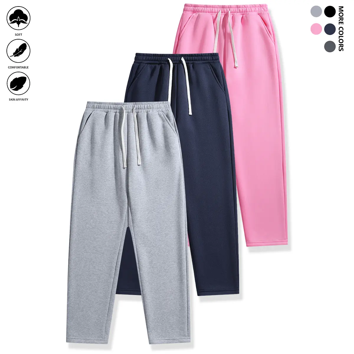 Light Gray + Blue + Pink