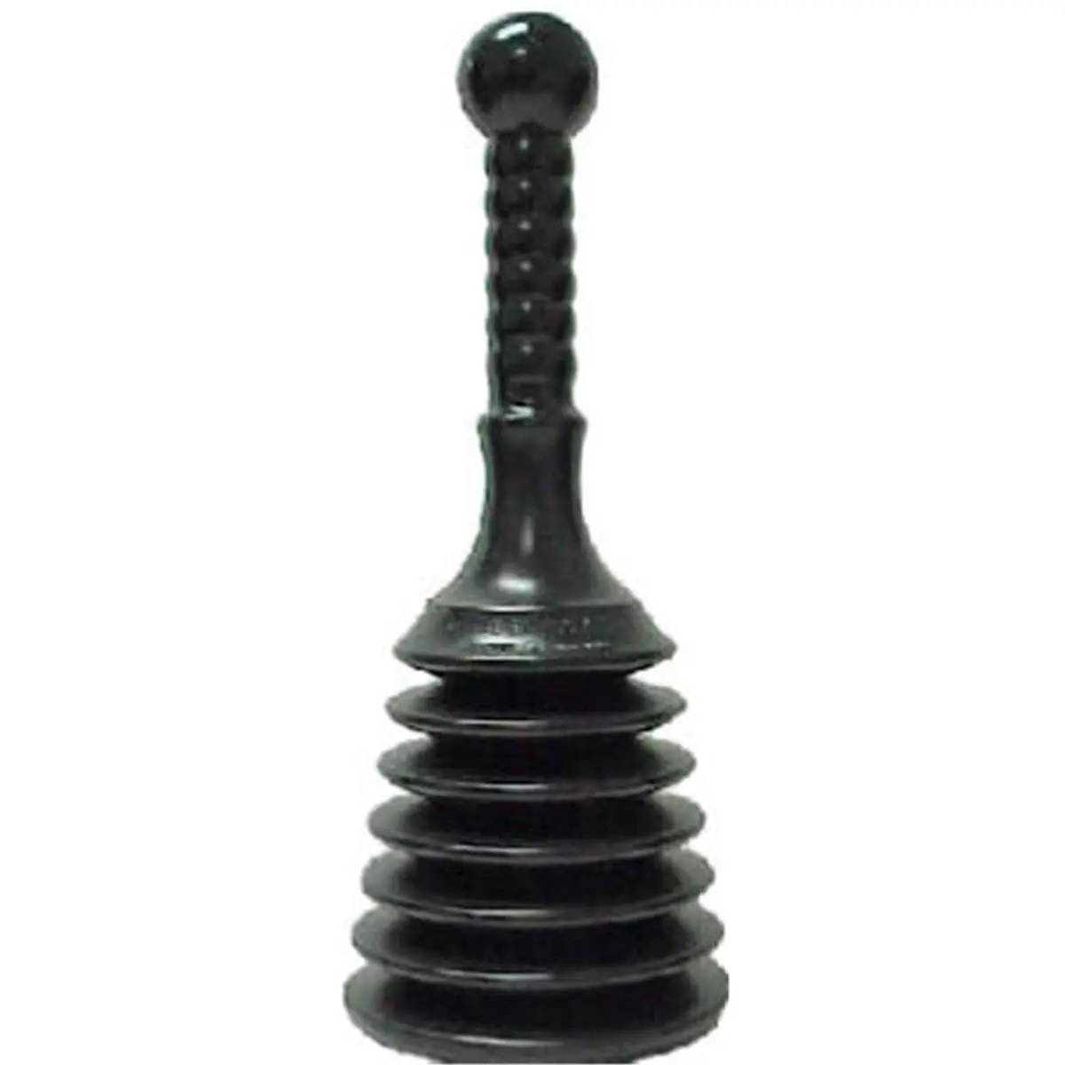 212 MAIN MPS4 Black 1-Piece Plunger - 5x5x12.5 in Flat Bottom Plumbing Tool, Bathroom Accessory for Residential Sink, Shower & Floor Drains, Home Improvement, One-Piece