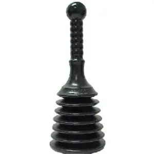 212 MAIN MPS4 Sink & Shower Plunger, 1-Piece Flat Bottom Plumbing Tool, 5x5x12.5" Size, Home Improvement Bathroom Accessory