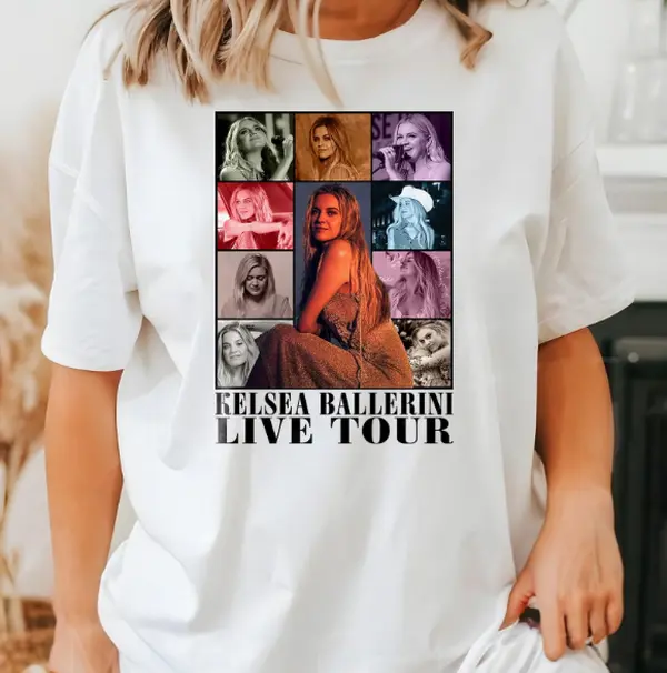 Kelsea Ballerini Live Tour Graphic Tee, Concert Photography Shirt, Kelsea Ballerini Outfit Ideas, Unisex Concert Apparel, Menswear Womenswear Top